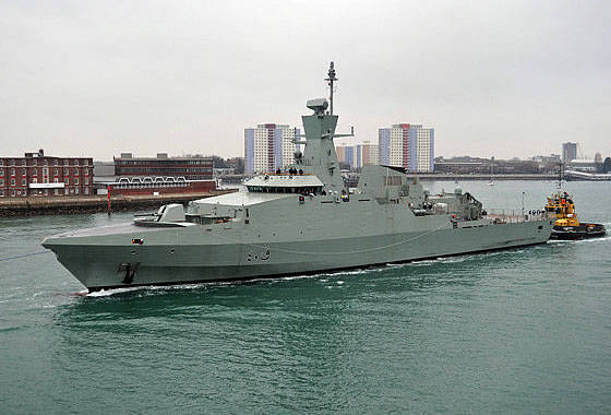 The company "BAE Systems" gave the Oman Navy a corvette of the project "Cariff"