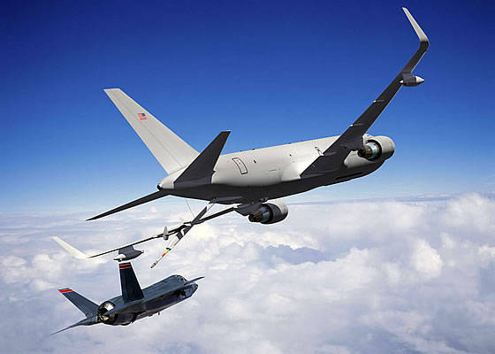 A Boeing começou a montar o primeiro transporte de petroleiros KC-46 para a Força Aérea dos EUA