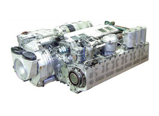 Ucrania presentó una muestra única del nuevo motor de tanque de HP 1400.