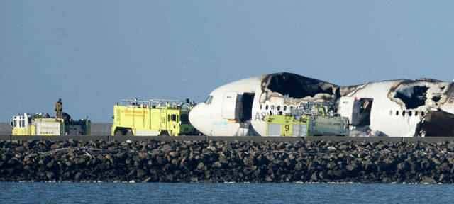 Piloto caiu em San Francisco Boeing cego por laser