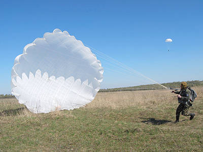 New Ukrainian parachutes worked flawlessly