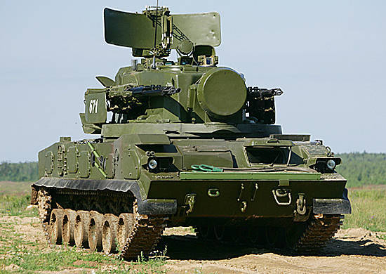 In the Southern Military District conducted a large-scale field output units of military air defense