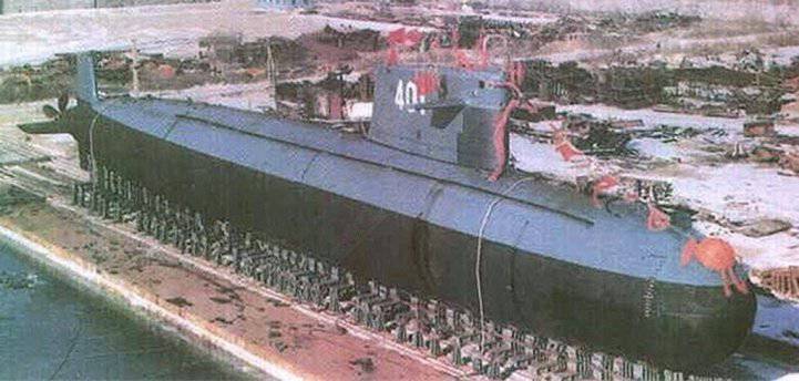 El submarino "Han" - el primogénito de la flota submarina nuclear china