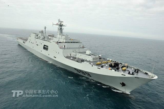 China sent ships of the PLA Navy to the shores of Syria