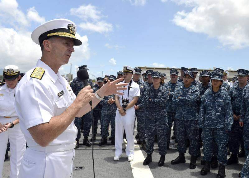 Nos Estados Unidos adotou o "Plano de Desenvolvimento da Marinha para 2014-2018 anos"