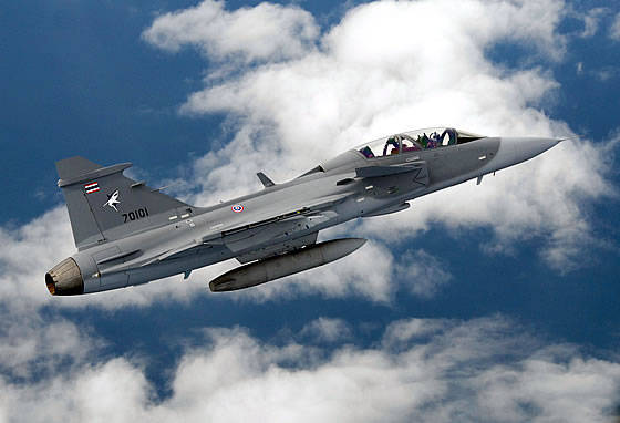 Sweden supplied the Thai Air Force last batch of Gripen JAS-39 fighters