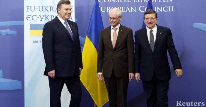 亚努科维奇选择与欧盟的联系