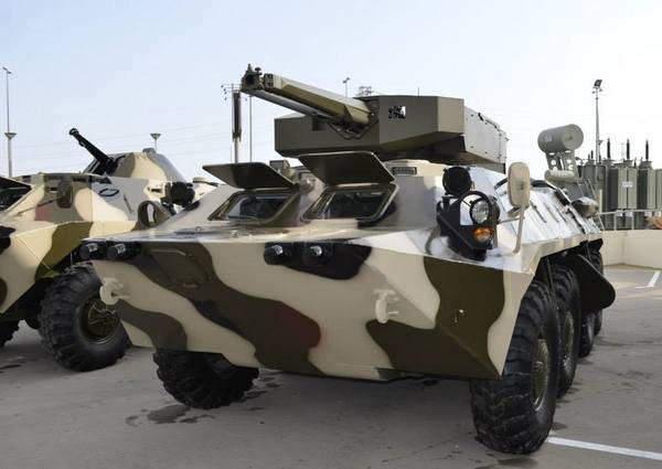 Azerbaijan plans to promote the BTR-70M to the world market with the Simsek module