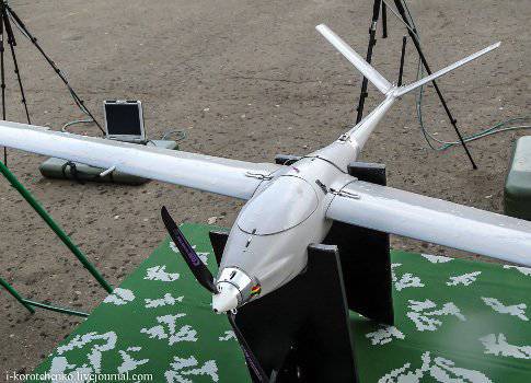 라이브 발사를 할 때, 중앙 군사 구역의 인공위성은 UAV "Granat-2"