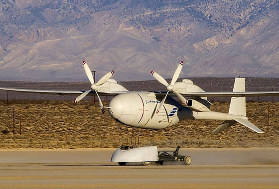 El avión no tripulado "Phantom I" realizó un vuelo en interés de la Agencia Pro Migración del Ministerio de Defensa de EE. UU.
