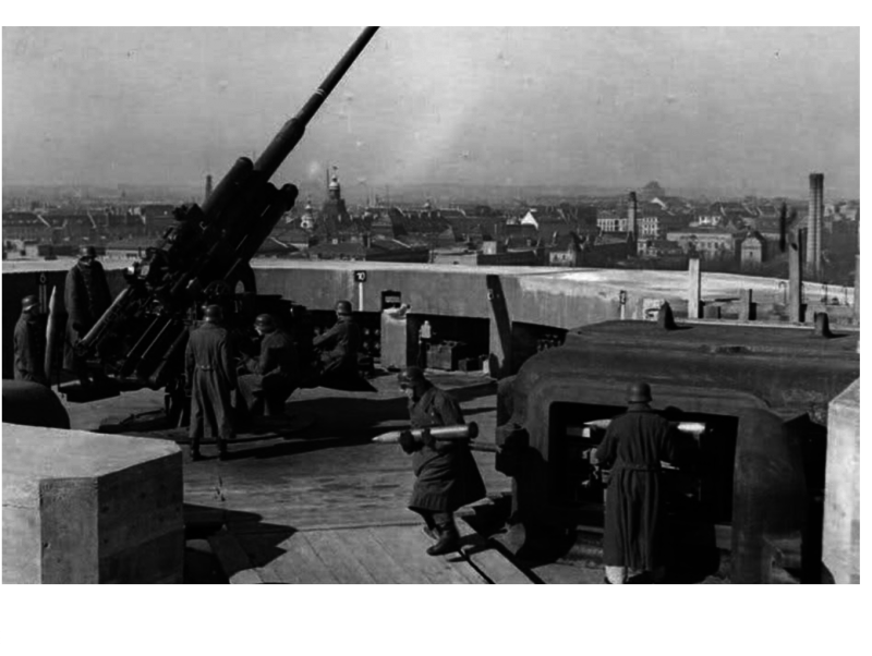 Artillerie anti-aérienne allemande de moyen et grand calibre pendant la Seconde Guerre mondiale