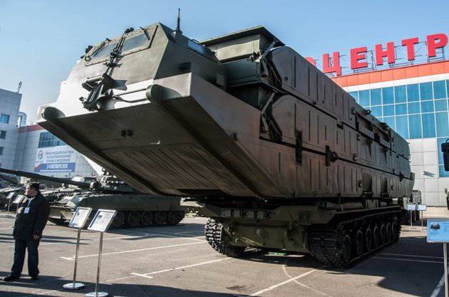 In Omsk, will show a unique ferry-landing ferry on the tank chassis