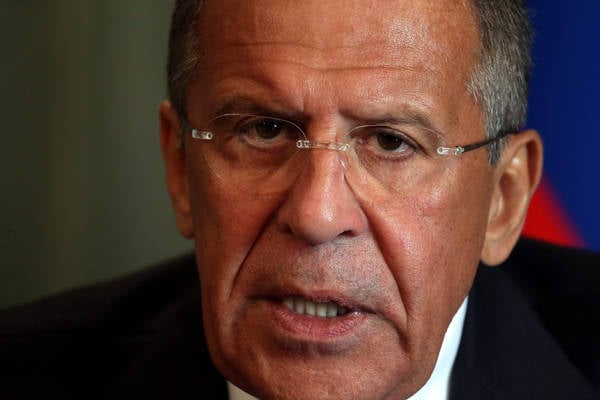 Sergey Lavrov: Threats to use force against Syria sharply raise the question of the norms of international law