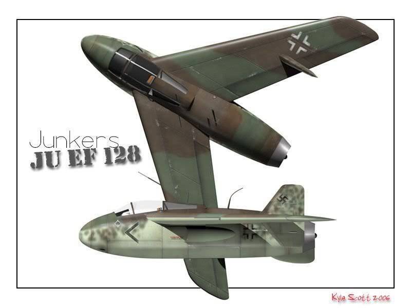 Experimental fighter Ju. EF 128