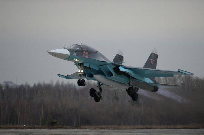 Die russische Luftwaffe erhielt eine weitere Charge von Su-34-Bombern