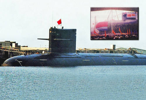 La Cina sta costruendo tre sottomarini nucleari di tipo 095