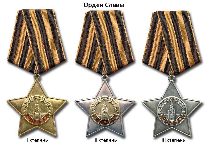 8 November 1943 was established the Order of Glory and the Order of Victory