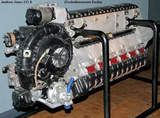 Германский авиационный двигатель Jumo-213