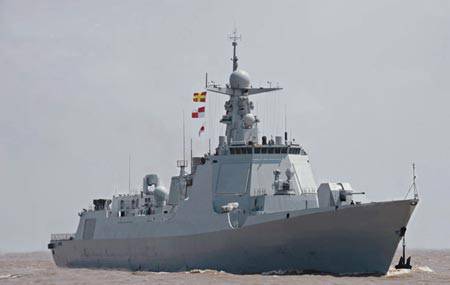 Fourth Destroyer Type 052D Launched in China