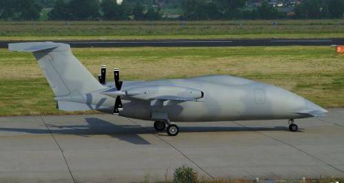 The first flight of the Italian UAV P.1HH HammerHead