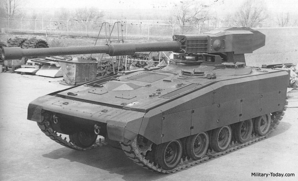 Unnamed light tank: AGS / TCM-20 project (USA)