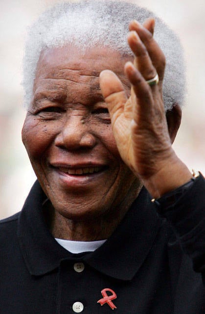 In South Africa, Nelson Mandela died