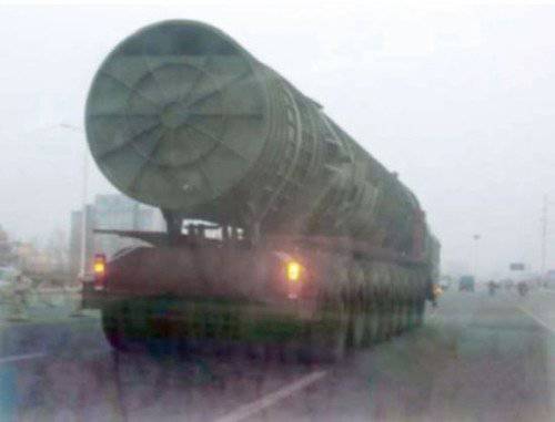 China está desarrollando un ICBM basado en misiles similar al bisturí