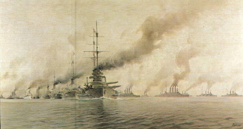 Primera guerra mundial sobre los mares y océanos.