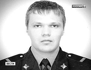 Police officer killed in the terrorist attack in Volgograd is presented to the Order