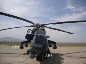 A Rússia completou o processo de fornecimento de helicópteros de combate Mi-35M ao Azerbaijão