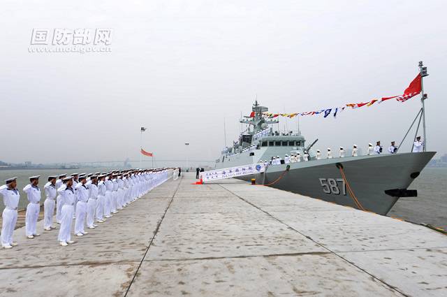 The Chinese fleet received the tenth corvette project 056