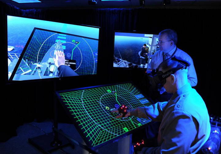 The US Navy is testing a virtual reality kit for future military tactics