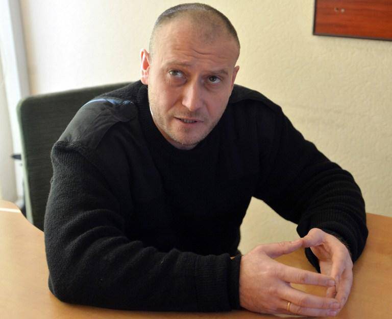 The leader of the "Right Sector" threatens to blow up the pipeline, through which Russian gas is supplied to Europe