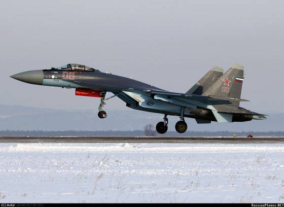 Flights of new Su-35С fighters began in Khabarovsk region