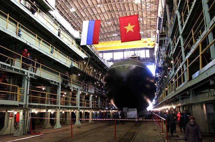 Startete das vierte U-Boot für Vietnam.