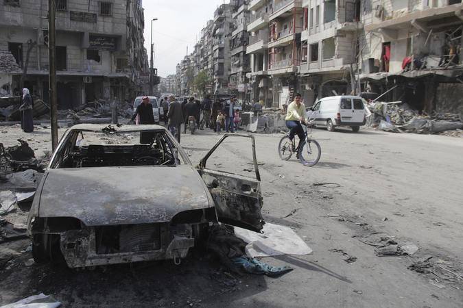 40 militants killed in blast in western Syria