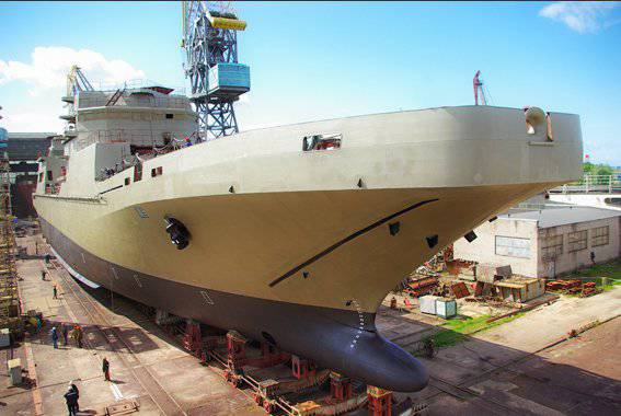 Shipbuilding BDK and frigates on "Yantar"