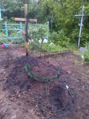 In Odessa, vandals desecrated the graves of those killed in the tragedy of 2 in May