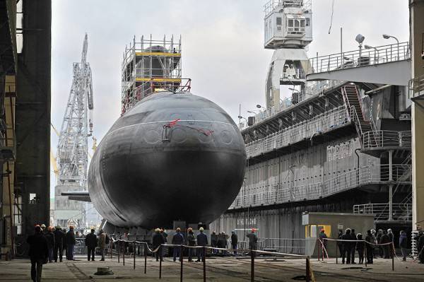 New submarine went to the test