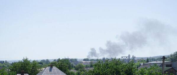 ウクロアルミヤがスラビャンスクで戦車攻撃を開始