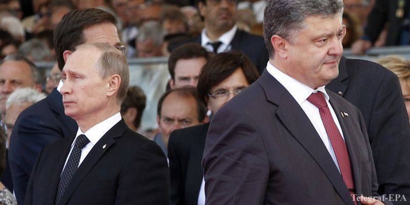 Путин и Порошенко поговорили в Нормандии