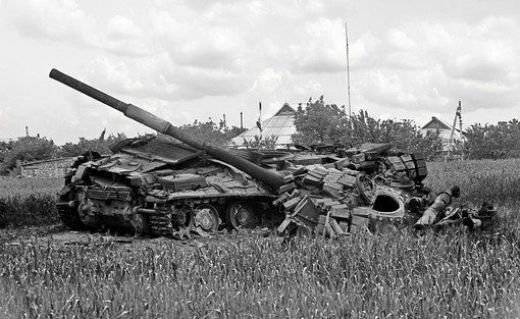 Donbass: the second war of Kharkov T-64