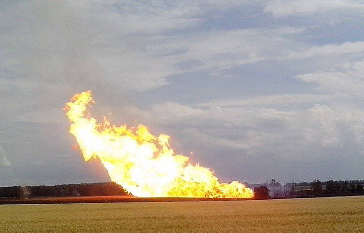 انفجار در خط لوله گاز اوکراین تاثیری بر ترانزیت گاز روسیه نداشت