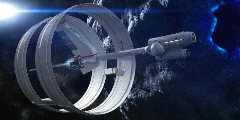 Die NASA präsentierte ein Projekt eines Raumschiffs, das sich schneller als mit Lichtgeschwindigkeit bewegen kann
