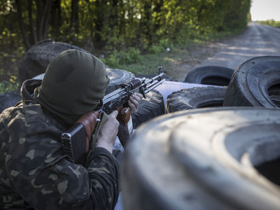 Обстрел украинскими силовиками автобуса под Славянском и падение двух украинских самолётов за сутки