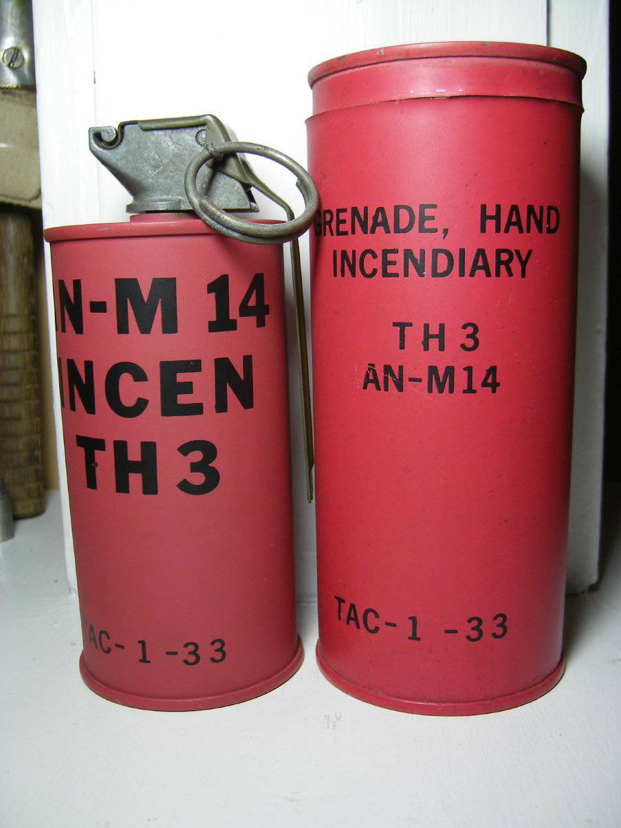 incendiary grenade explosion