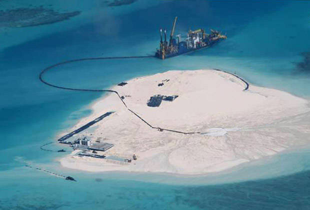 China can place new bases on an artificial island