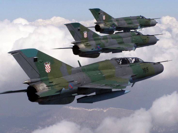 Chorwaci nie przyjmują myśliwców naprawianych na Ukrainie