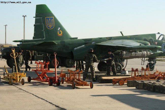 Em 50 km de Lugansk, a milícia derrubou um avião de ataque ucraniano