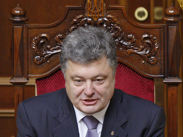 Porosjenko lovade att döda milis med "tiotals och hundratals"